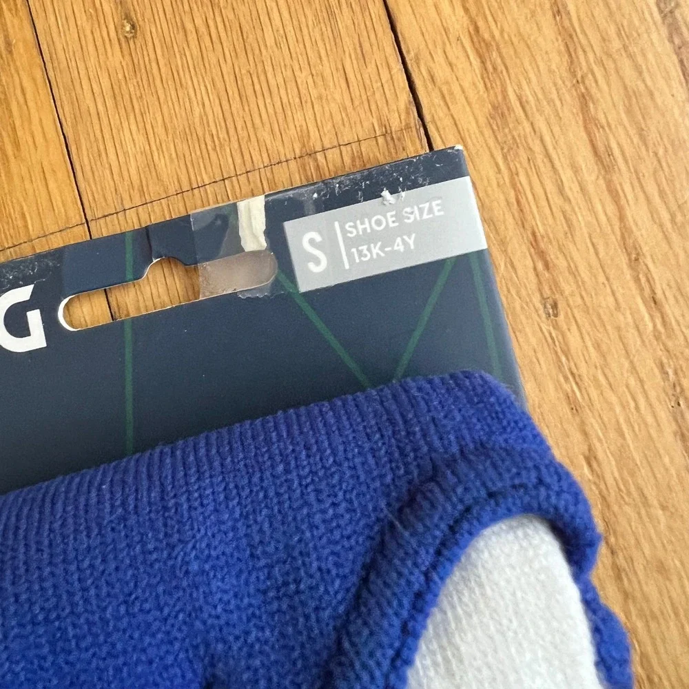 DSG Baseball Socks Stirrup Sanitary Combo Youth Size S Blue Black New 3 Pack